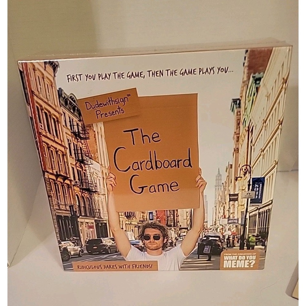 Dude With Sign's The Cardboard Game by What Do You Meme? Party Game